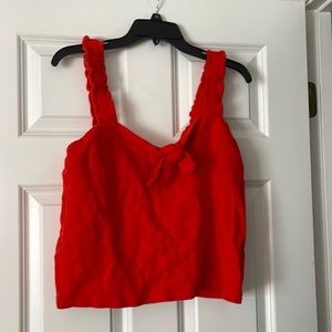 Madewell red tank top